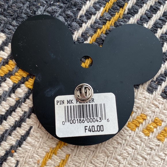 Euro Disney pewter pin vintage nwt Mickey Mouse - Picture 3 of 3